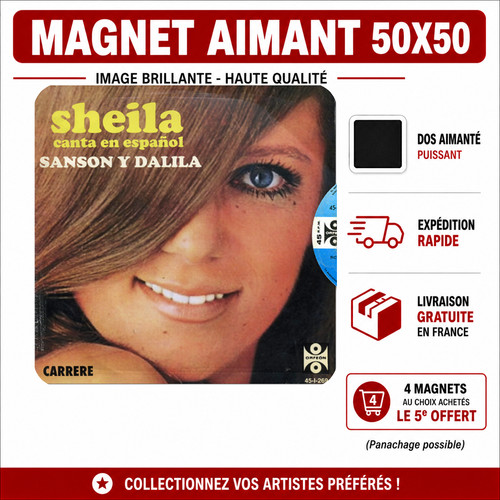 Magnet sheila sanson dalila - -,