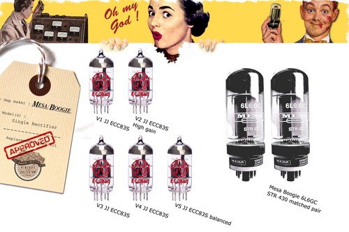 Guitar amp tubes - amp, set: