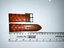 Original New BRM Brown Orange Strap 30mm with Buckle