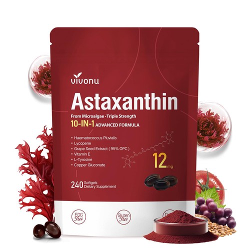 Vivonu 12mg astaxanthin 240 - vivonu,