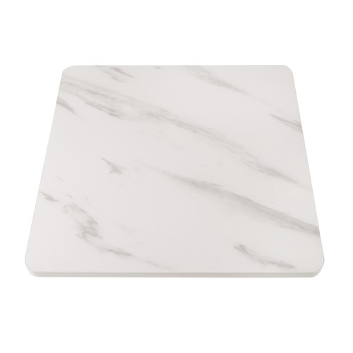 Reusable white square coffee - square,
