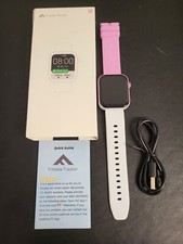 ??HuaWise Smart Watch Fitness Tracker P43 Pink/White??