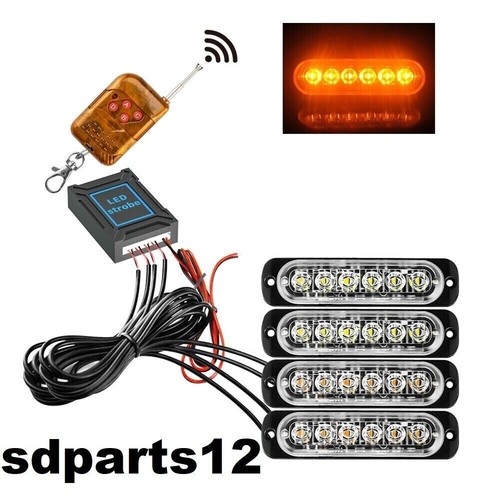 Feux avertissement led - 4x,