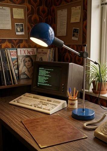 Lampe bureau vintage veneta - bureau,