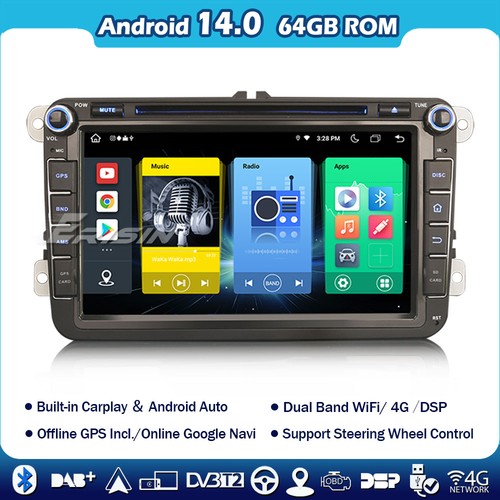 64gb android 14 autoradio - 8",
