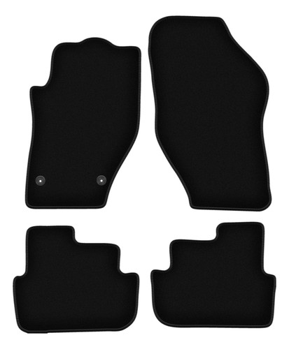 Tapis sol velours noir - de,