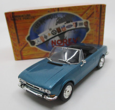 TA1015 NOREV HATCHET FRENCH CAR #93 1/43 PEUGEOT 504 CABRIOLET 1969 BLUE