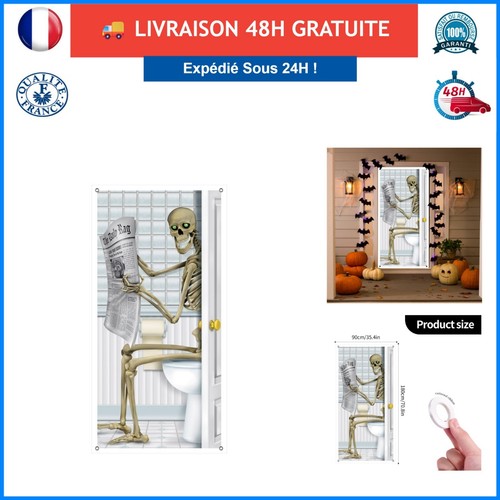 Rideau porte halloween - porte,