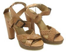 DIESEL D-eep Queeny Chaussures Femme EU 40 Boucle Cuir Talons Hauts Sandales