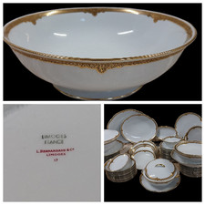 SALADIER  BERNARDAUD & Co LIMOGES PLAT DE SERVICE en Porcelaine