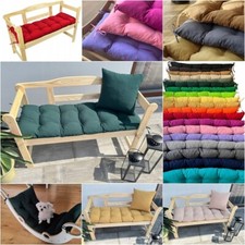 Coussins de Banc Intérieur Extérieur Jardin  Siège  85 x 40 cm Beige Gris Noir..