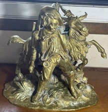 Statue XIXème Bronze Doré -