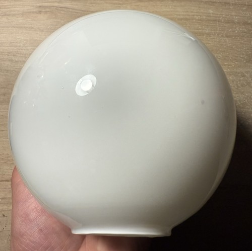 Globe boule blanc opaline - globe,
