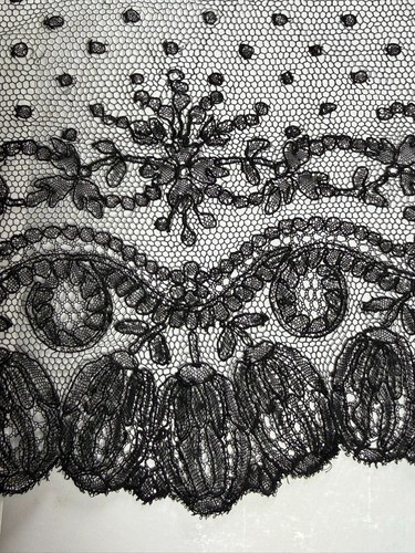 Dentelle ancienne voilette - dentelle,