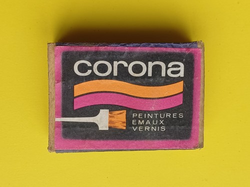 Antique wooden matchbox - wooden,