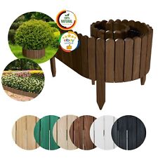 Floranica Rollborder Clôture de Jardin 200 cm Flexible en Bois de Pin Bordure