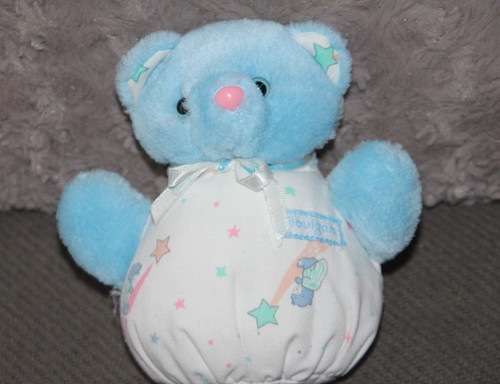 Doudou peluche boulgom ours - peluche,