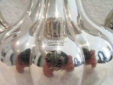 Magnificent 19th c french 950 silver coffee pot Louis Philippe st crowned count