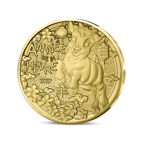 Année chèvre monnaie - de,