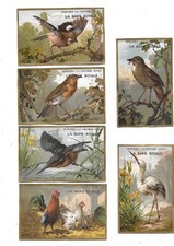 6 anciens chromos pub