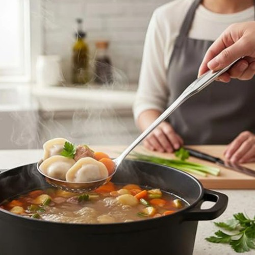 Louche soupe acier - soupe, en
