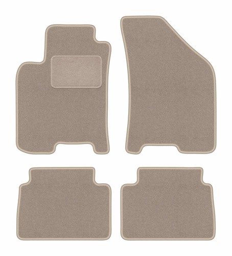 Tapis sol velours beige - tapis,