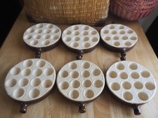 6 poêlons  pour escargots