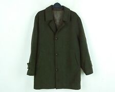 OLLOQUI Loden Tactile Hommes M Veste Laine Manteau Hiver Gris Trachten Vintage