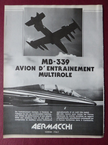 1984 pub aermacchi 339 - pub, mb-339