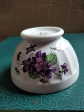 Bol ancien porcelaine Longchamp thème violette