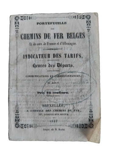 Chemins fer belges - chemins, ceux