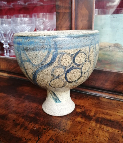 Coupe sur piédouche grès - sur,