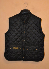 Belstaff Valtherm Men's Black Quilted Snap Waistcoat Vest Gilet Liner Size XXL