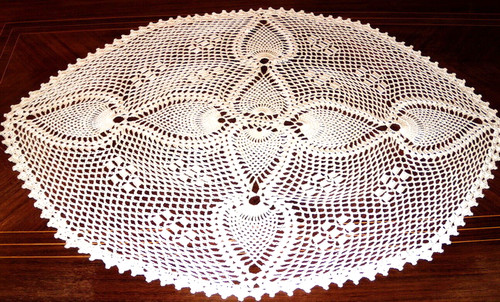 Napperon fait main crochet - napperon,