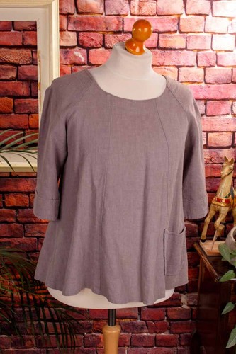 Top lin blouse - top, en