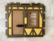 Playmobil wall window door yellow house half-timbered medieval castle 70957
