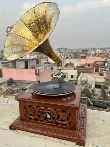 Gramophone ancien phonographe - gramophone, ancien,
