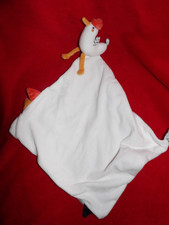 Doudou plat Canard Oiseau
