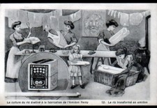 LEUVEN (BELGIUM) REMY STARCH FACTORY / WOMEN IRONING LAUNDRY