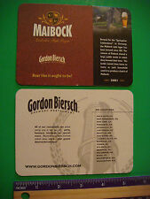 Bière de Collection dessous Verre Gordon Biersch Brewery Maibock Einbecker Style