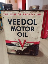 Ancien bidon d'huile WEEDOL Motor OIL 2 litres.