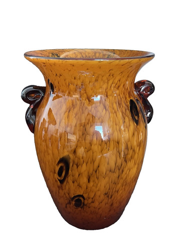 Vase verre pate - en,