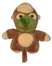Peluche grenouille deguisee en