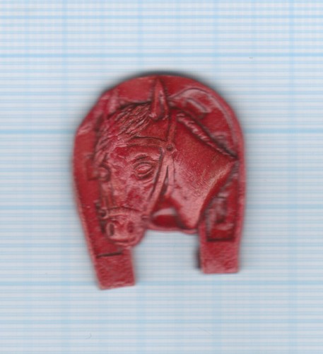 Pin red horse head and - red,