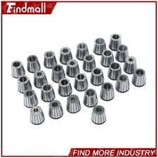 Findmall ER40 29Pcs Collet Set High Precision CNC Spring Collets