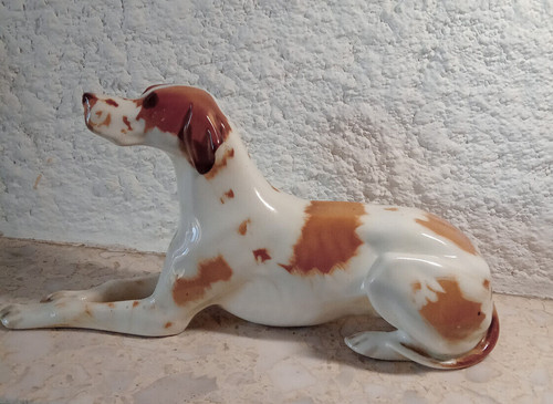 Statuette chien pointer - chien,