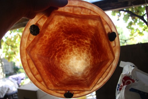 Coupe art déco lustre pate - coupe,