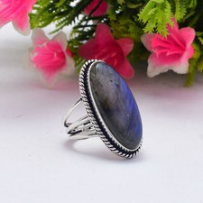 Bague En Labradorite De Noël