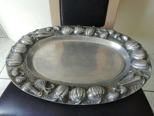 Rare ancien plat bronze - ancien,