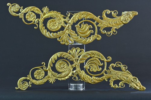 Antique large gilded bronze - antique,